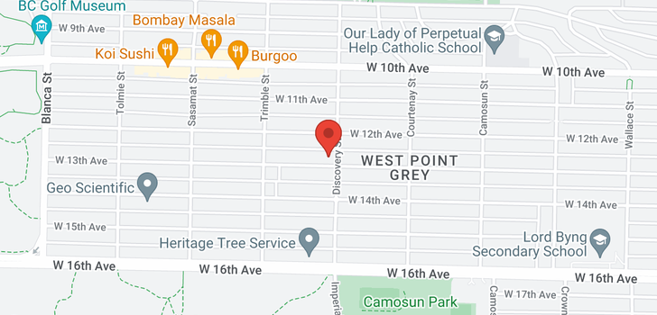 map of 4307 W 13TH AVENUE